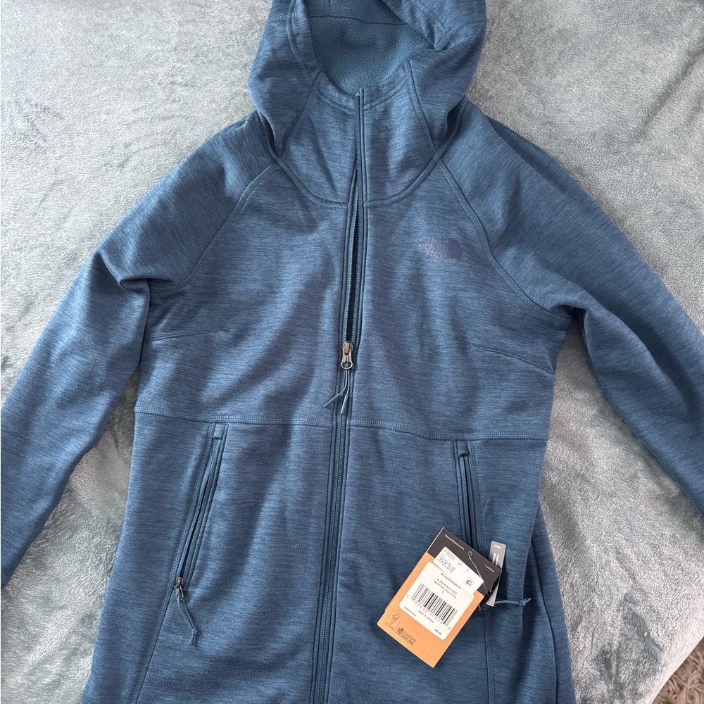 The North Face Dark Blue Full-Zip fleece Hoodie